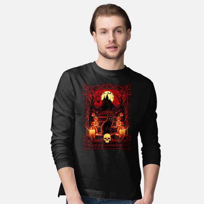 Happy Samhain-Mens-Long Sleeved-Tee-daobiwan