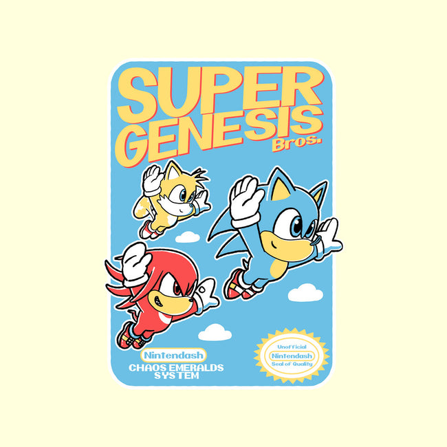 Super Genesis Bros-None-Removable Cover w Insert-Throw Pillow-naomori