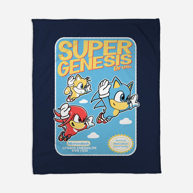 Super Genesis Bros-None-Fleece-Blanket-naomori