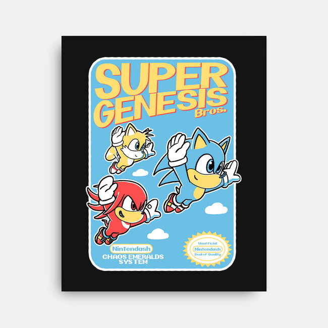 Super Genesis Bros-None-Stretched-Canvas-naomori