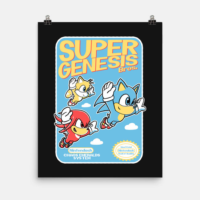 Super Genesis Bros-None-Matte-Poster-naomori