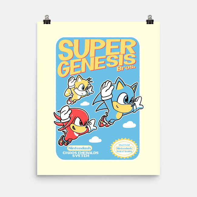 Super Genesis Bros-None-Matte-Poster-naomori