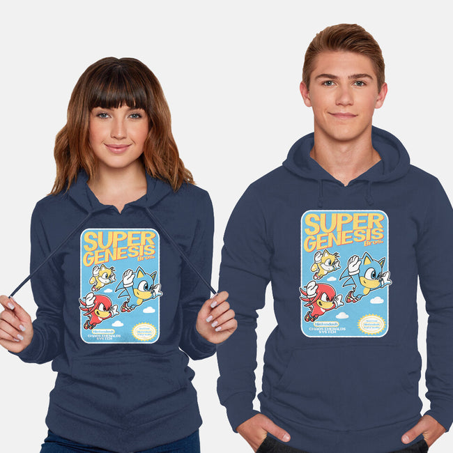 Super Genesis Bros-Unisex-Pullover-Sweatshirt-naomori