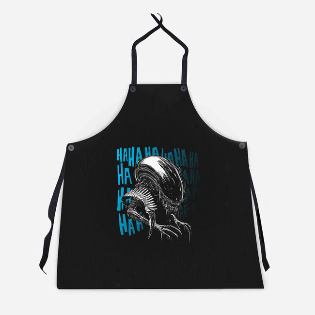 No One Can Hear You Laugh-Unisex-Kitchen-Apron-kharmazero