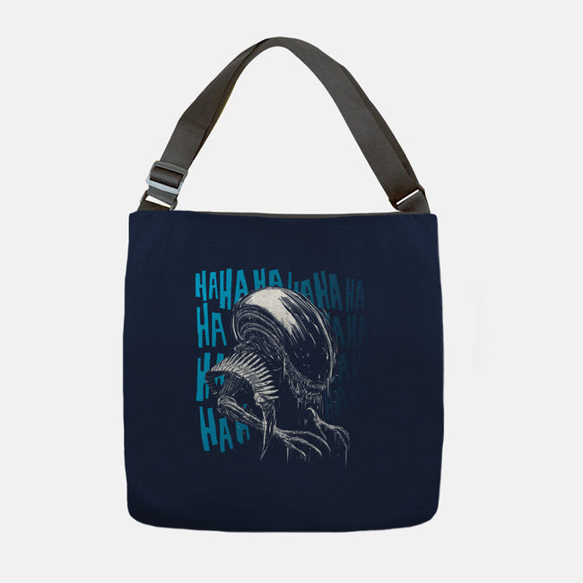 No One Can Hear You Laugh-None-Adjustable Tote-Bag-kharmazero