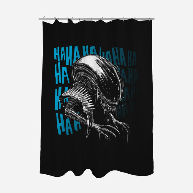 No One Can Hear You Laugh-None-Polyester-Shower Curtain-kharmazero