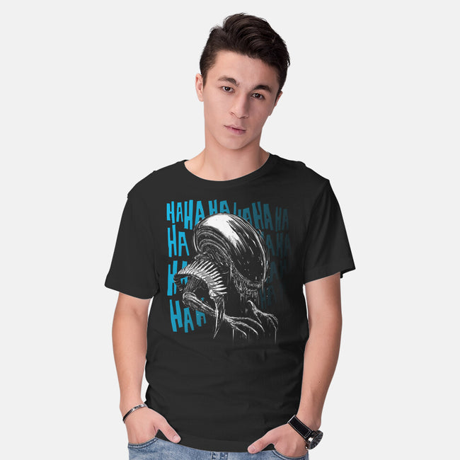 No One Can Hear You Laugh-Mens-Basic-Tee-kharmazero