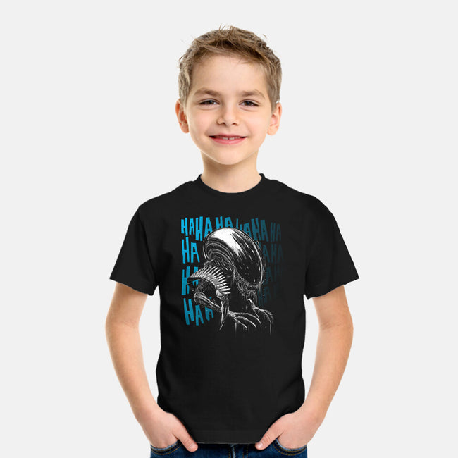 No One Can Hear You Laugh-Youth-Basic-Tee-kharmazero