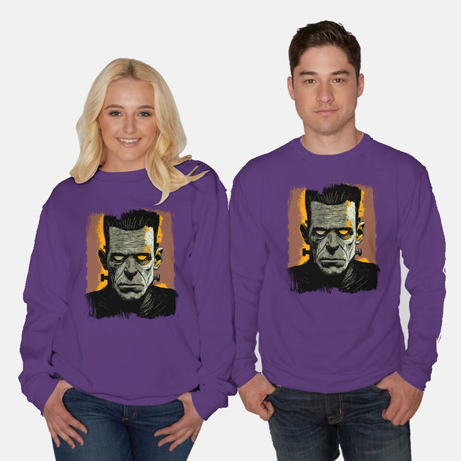 The Modern Prometheus-Unisex-Crew Neck-Sweatshirt-kharmazero