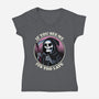 Too Late-Womens-V-Neck-Tee-fanfreak1