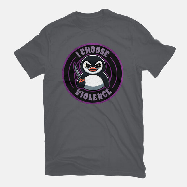 Violent Penguin-Womens-Fitted-Tee-fanfreak1