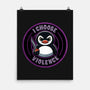 Violent Penguin-None-Matte-Poster-fanfreak1