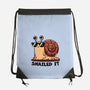 Snailed It-None-Drawstring-Bag-fanfreak1