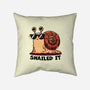 Snailed It-None-Removable Cover w Insert-Throw Pillow-fanfreak1