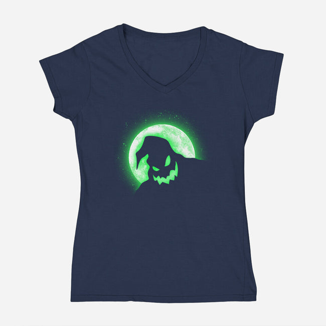 Moonlight Dancer-Womens-V-Neck-Tee-fanfreak1