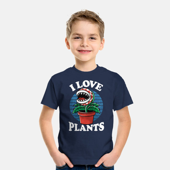 I Love Plants-Youth-Basic-Tee-fanfreak1