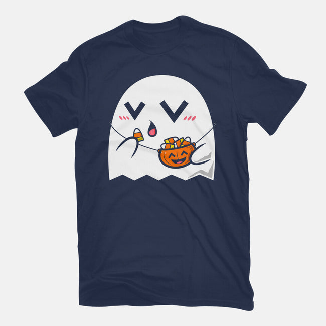 Kawaii Ghost-Womens-Fitted-Tee-krisren28