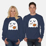 Kawaii Ghost-Unisex-Crew Neck-Sweatshirt-krisren28