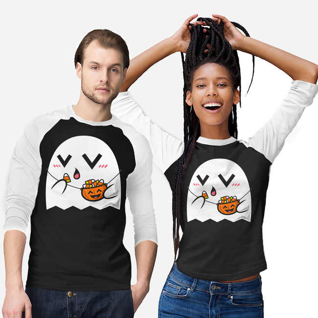 Kawaii Ghost-Unisex-Baseball-Tee-krisren28