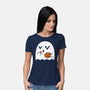 Kawaii Ghost-Womens-Basic-Tee-krisren28