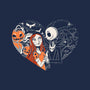 Jack And Sally-Womens-V-Neck-Tee-yumie