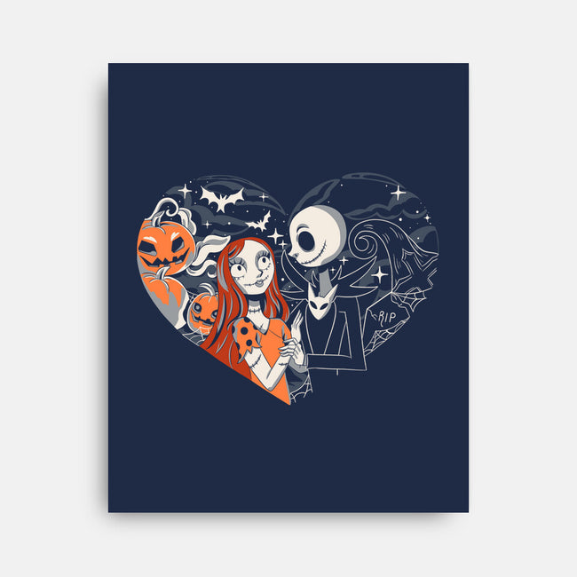 Jack And Sally-None-Stretched-Canvas-yumie