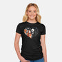 Jack And Sally-Womens-Fitted-Tee-yumie