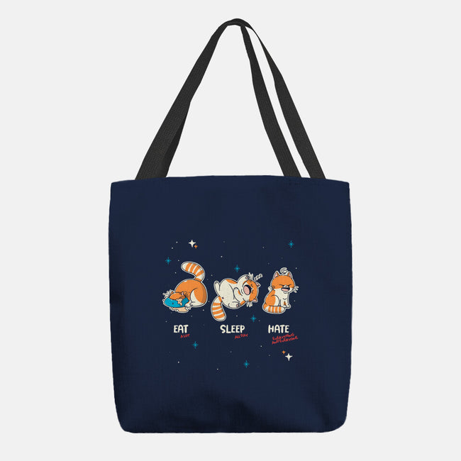 Eat Sleep Hate-None-Basic Tote-Bag-Freecheese