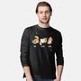 Eat Sleep Hate-Mens-Long Sleeved-Tee-Freecheese