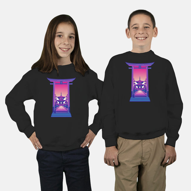 Magic Door-Youth-Crew Neck-Sweatshirt-sebasebi