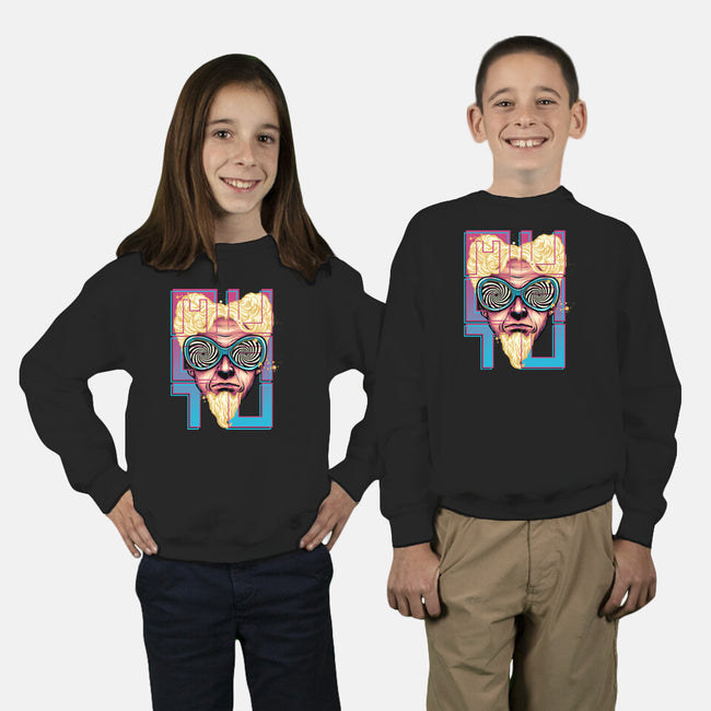 Fashion Icon-Youth-Crew Neck-Sweatshirt-glitchygorilla