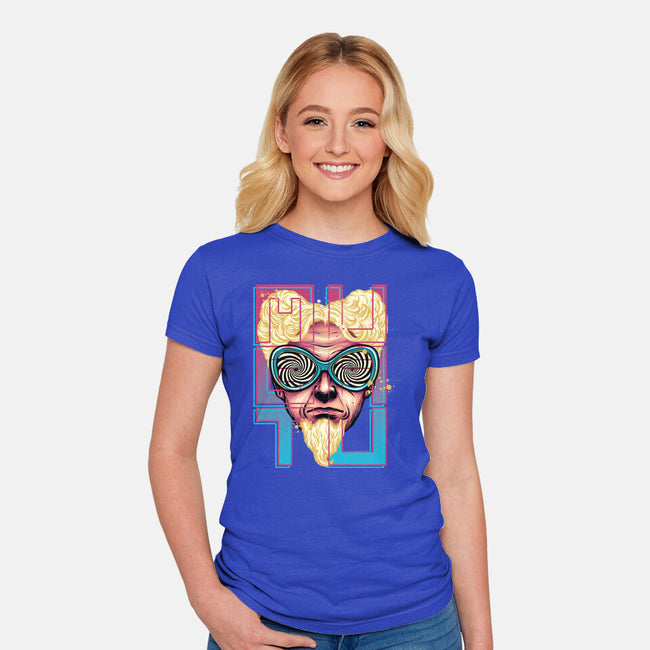 Fashion Icon-Womens-Fitted-Tee-glitchygorilla