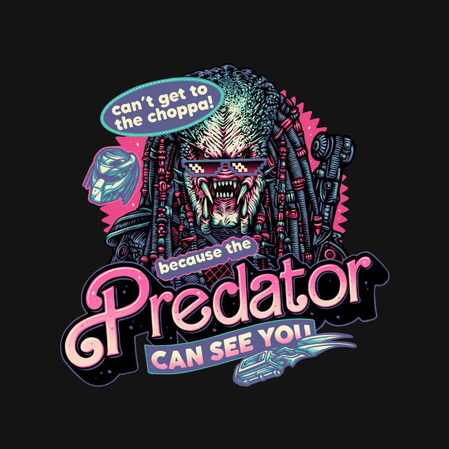 Predator Can See You-Baby-Basic-Onesie-glitchygorilla