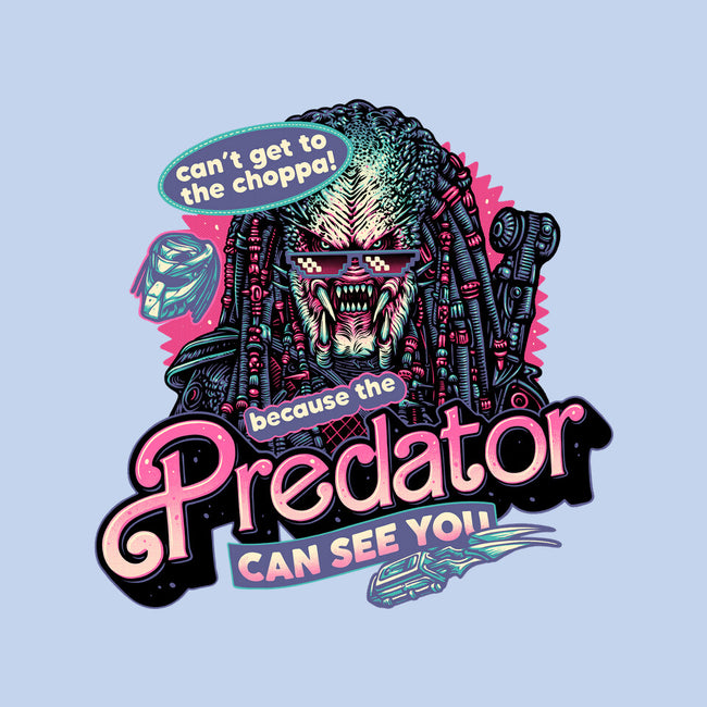 Predator Can See You-Womens-Basic-Tee-glitchygorilla