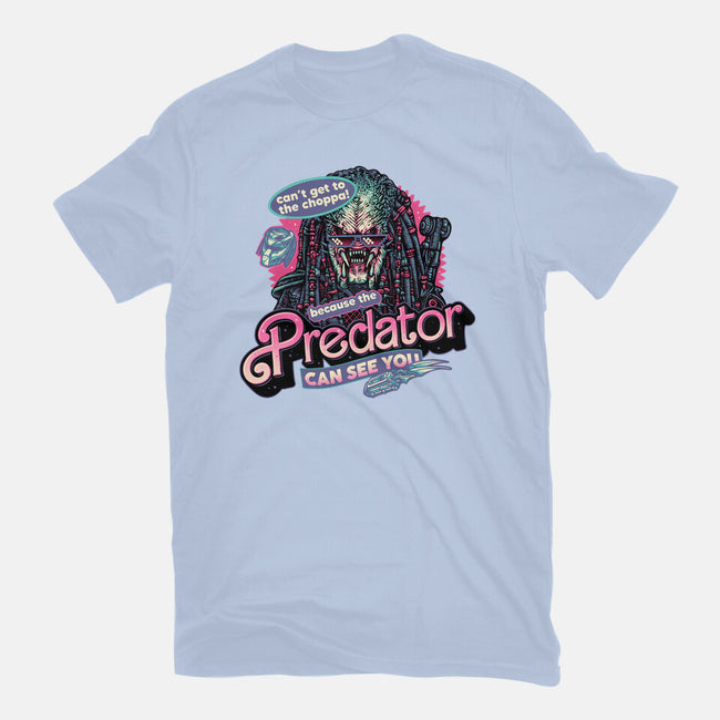 Predator Can See You-Womens-Basic-Tee-glitchygorilla