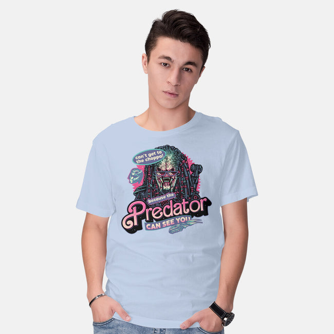 Predator Can See You-Mens-Basic-Tee-glitchygorilla