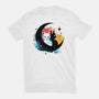 Moon Color Kittens-Unisex-Basic-Tee-Vallina84