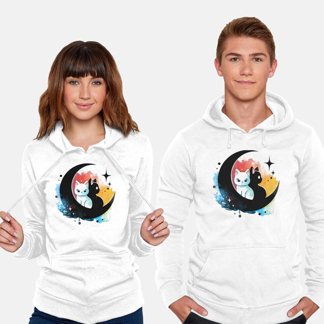 Moon Color Kittens-Unisex-Pullover-Sweatshirt-Vallina84