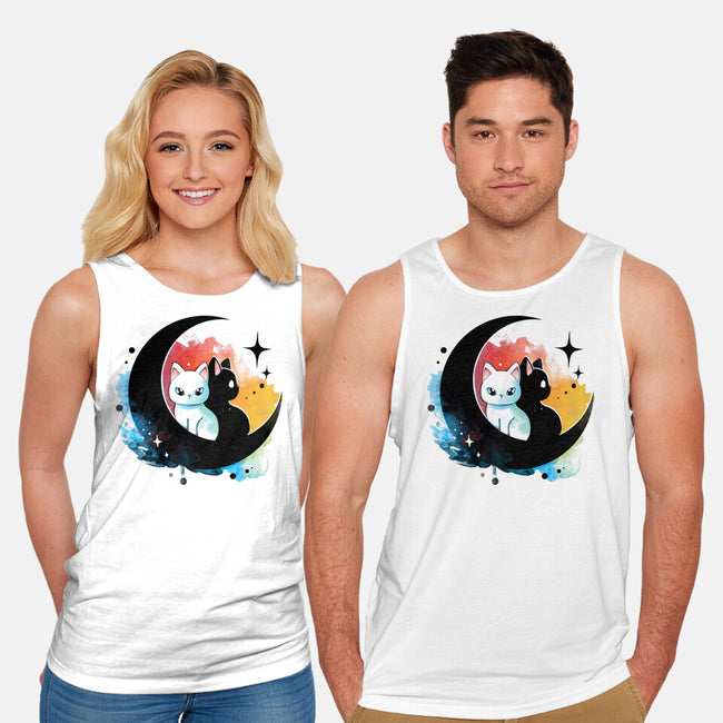 Moon Color Kittens-Unisex-Basic-Tank-Vallina84