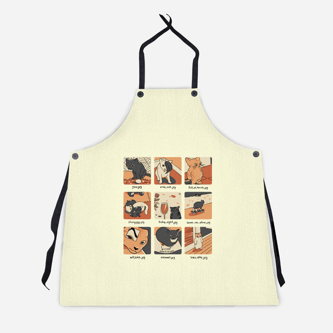 Cat Meme-Unisex-Kitchen-Apron-yumie