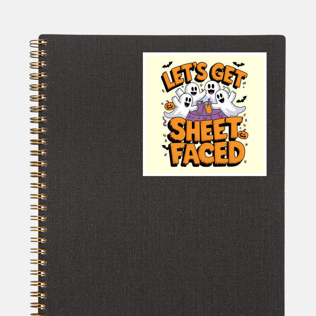 Let's Get Sheet Faced-None-Glossy-Sticker-Kordiush