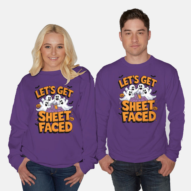 Let's Get Sheet Faced-Unisex-Crew Neck-Sweatshirt-Kordiush