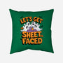 Let's Get Sheet Faced-None-Removable Cover w Insert-Throw Pillow-Kordiush