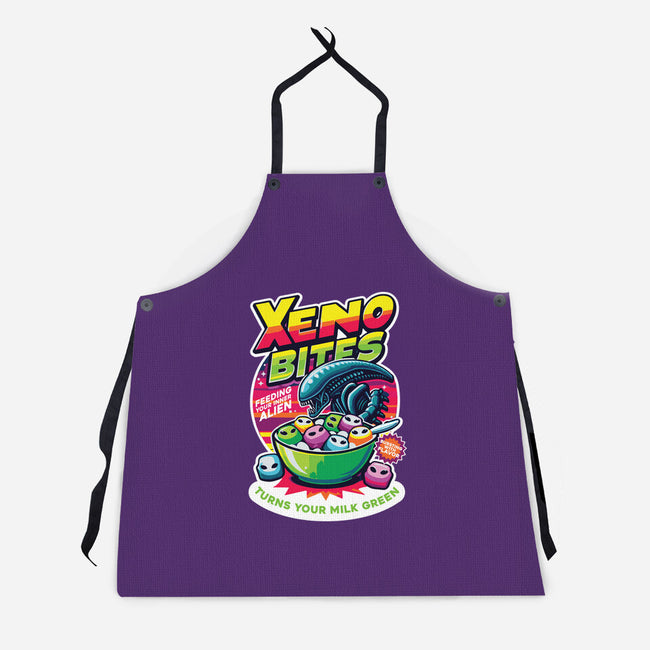 Xeno Bites-Unisex-Kitchen-Apron-Joel