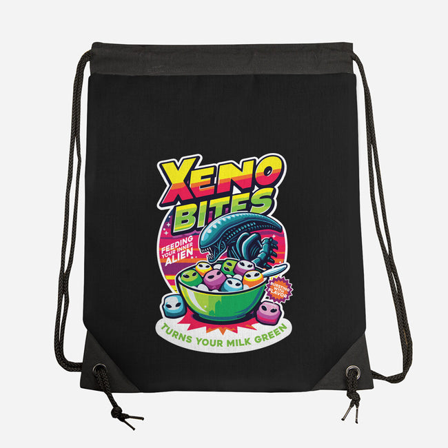 Xeno Bites-None-Drawstring-Bag-Joel