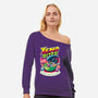 Xeno Bites-Womens-Off Shoulder-Sweatshirt-Joel