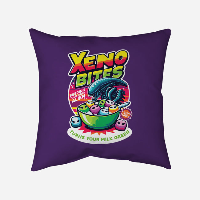 Xeno Bites-None-Removable Cover w Insert-Throw Pillow-Joel