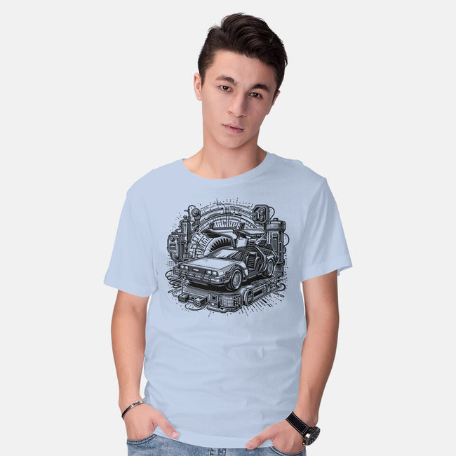 The Time Machine Returns-Mens-Basic-Tee-Joel