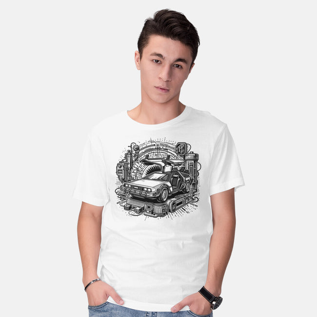 The Time Machine Returns-Mens-Basic-Tee-Joel