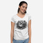 The Time Machine Returns-Womens-V-Neck-Tee-Joel